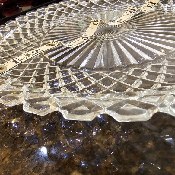 Vintage Anchor Hocking 7-pce Relish Dish - Picture 4 of 11